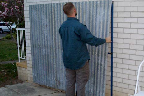 Fitting the iron