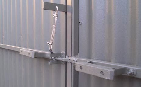 Home made security latch