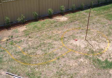 marking out