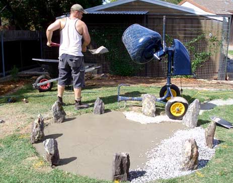concreting
