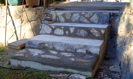 Stone work - collected from the Rock Castle, Paradise Point