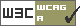 Triple level conformance icon, W3C-WAI Web Content Accessibility Guidelines 1.0